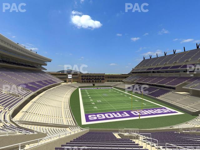 Seating view for Amon G. Carter Stadium Section 224