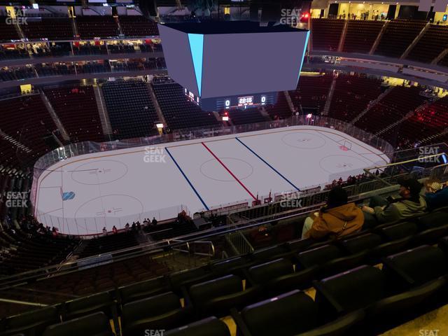 Seating view for Prudential Center Section 210