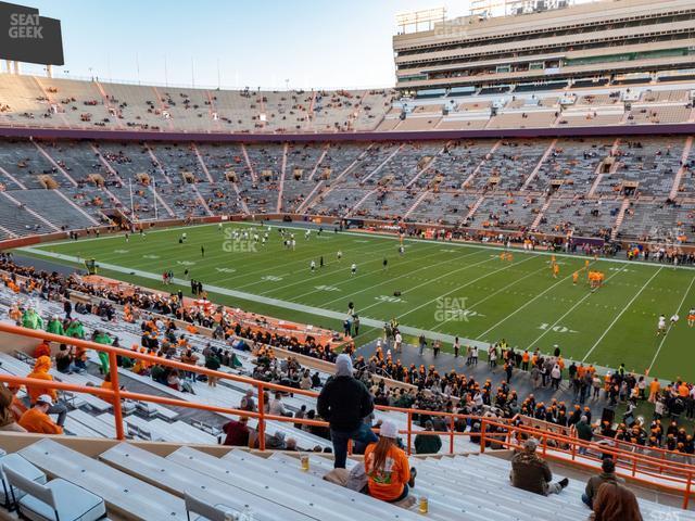 Seating view for Neyland Stadium Section Z 15