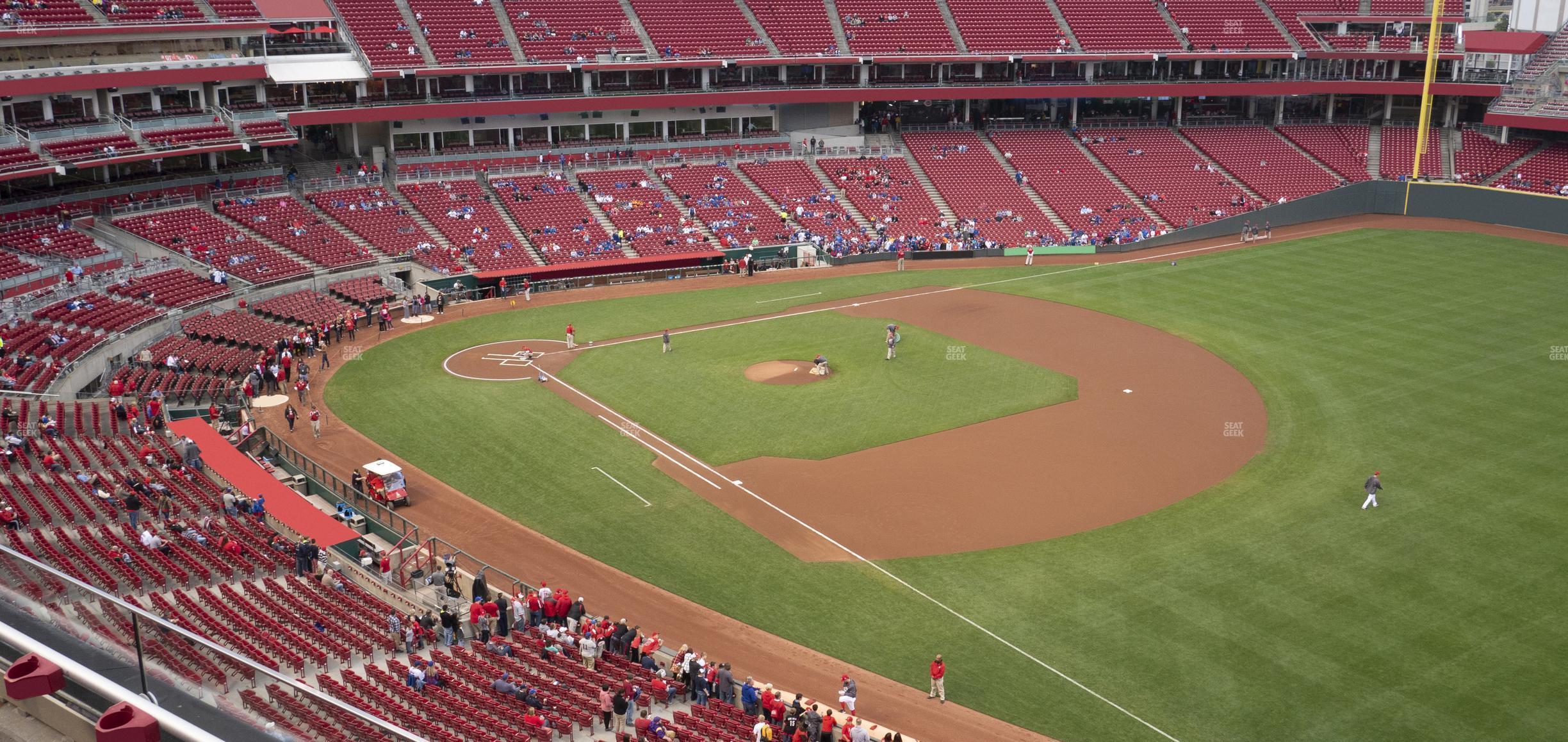 Seating view for Great American Ball Park Section 435