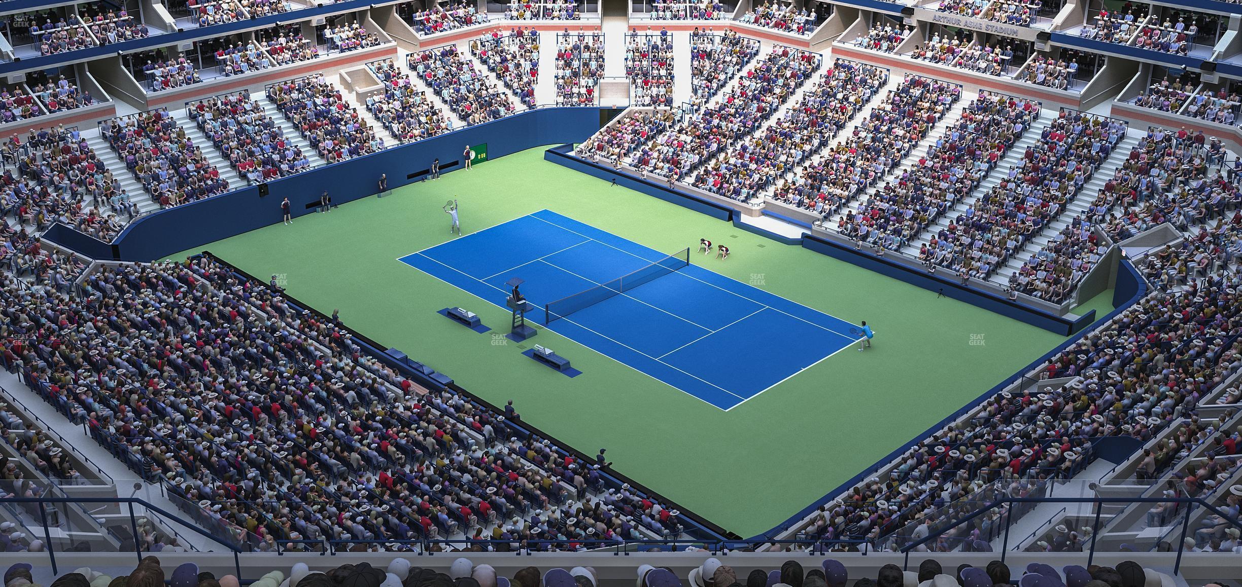 Seating view for Arthur Ashe Stadium Section 336