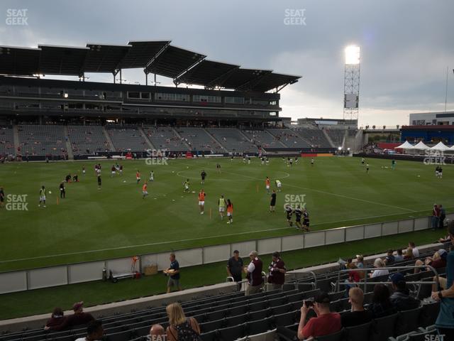 Seating view for Dick's Sporting Goods Park Section 109