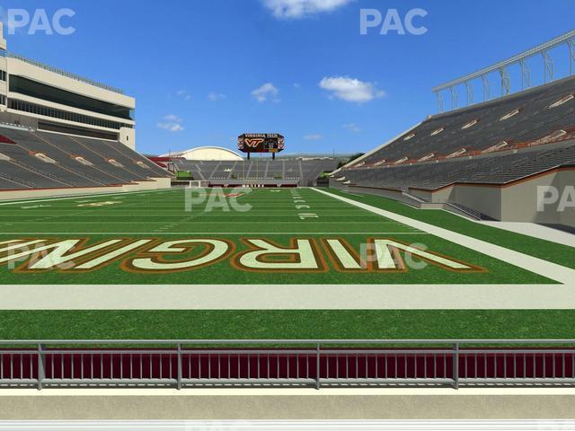 Seating view for Lane Stadium Section 102