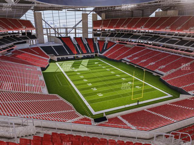 Seating view for Mercedes-Benz Stadium Section 329