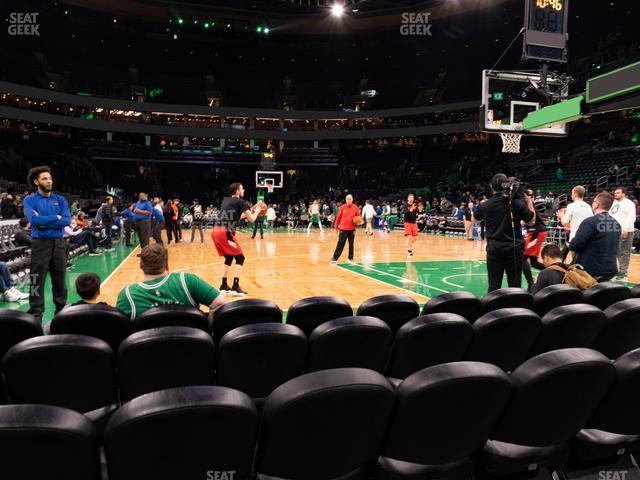 Seating view for TD Garden Section Floor 7