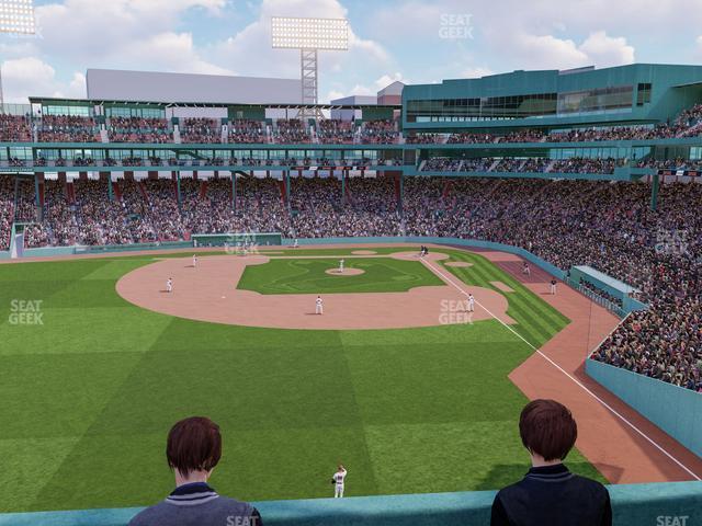 Seating view for Fenway Park Section Green Monster 3