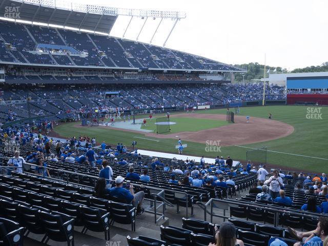 Seating view for Kauffman Stadium Section 240