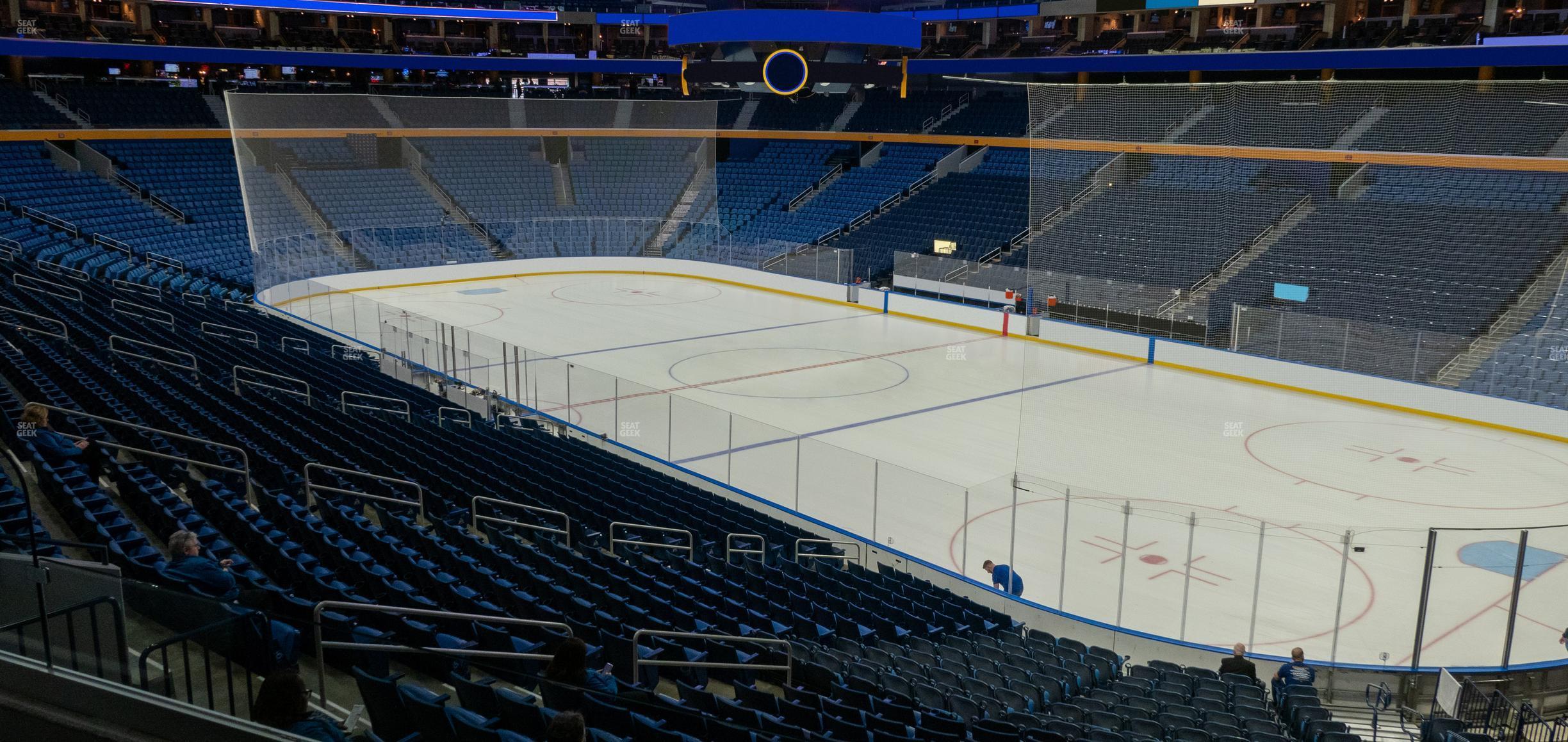 Seating view for KeyBank Center Section 214