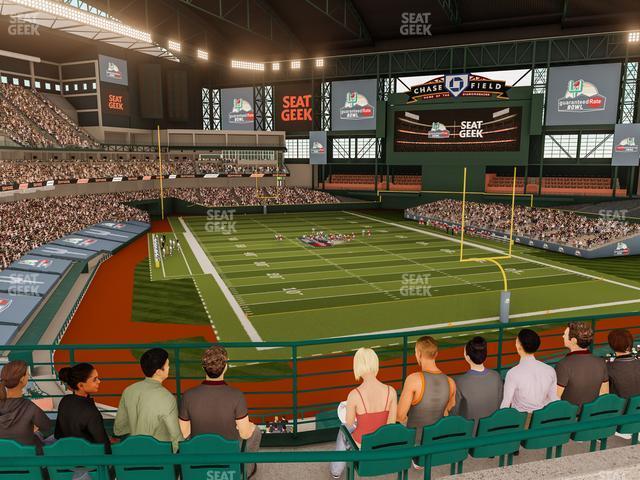 Seating view for Chase Field Section Suite 31