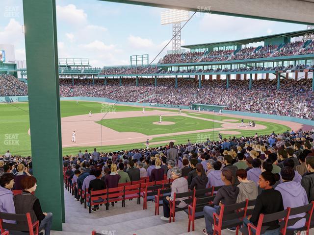 Seating view for Fenway Park Section Grandstand 28