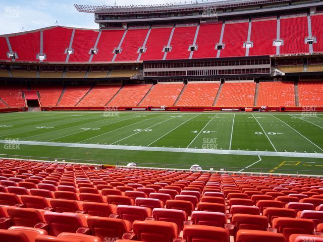 Seating view for GEHA Field at Arrowhead Stadium Section 136