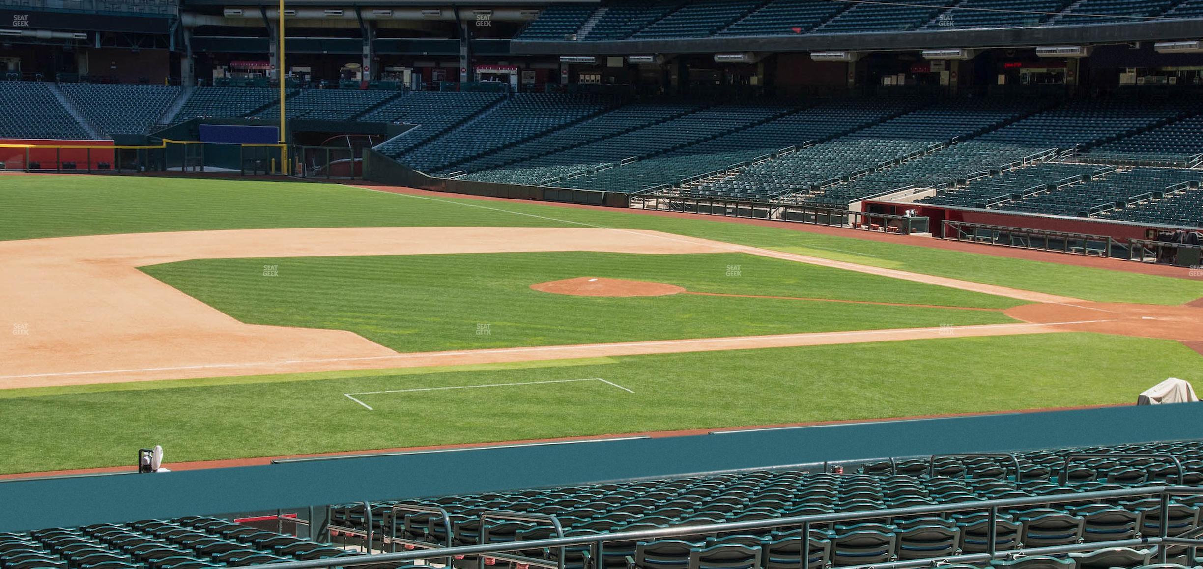 Seating view for Chase Field Section 129