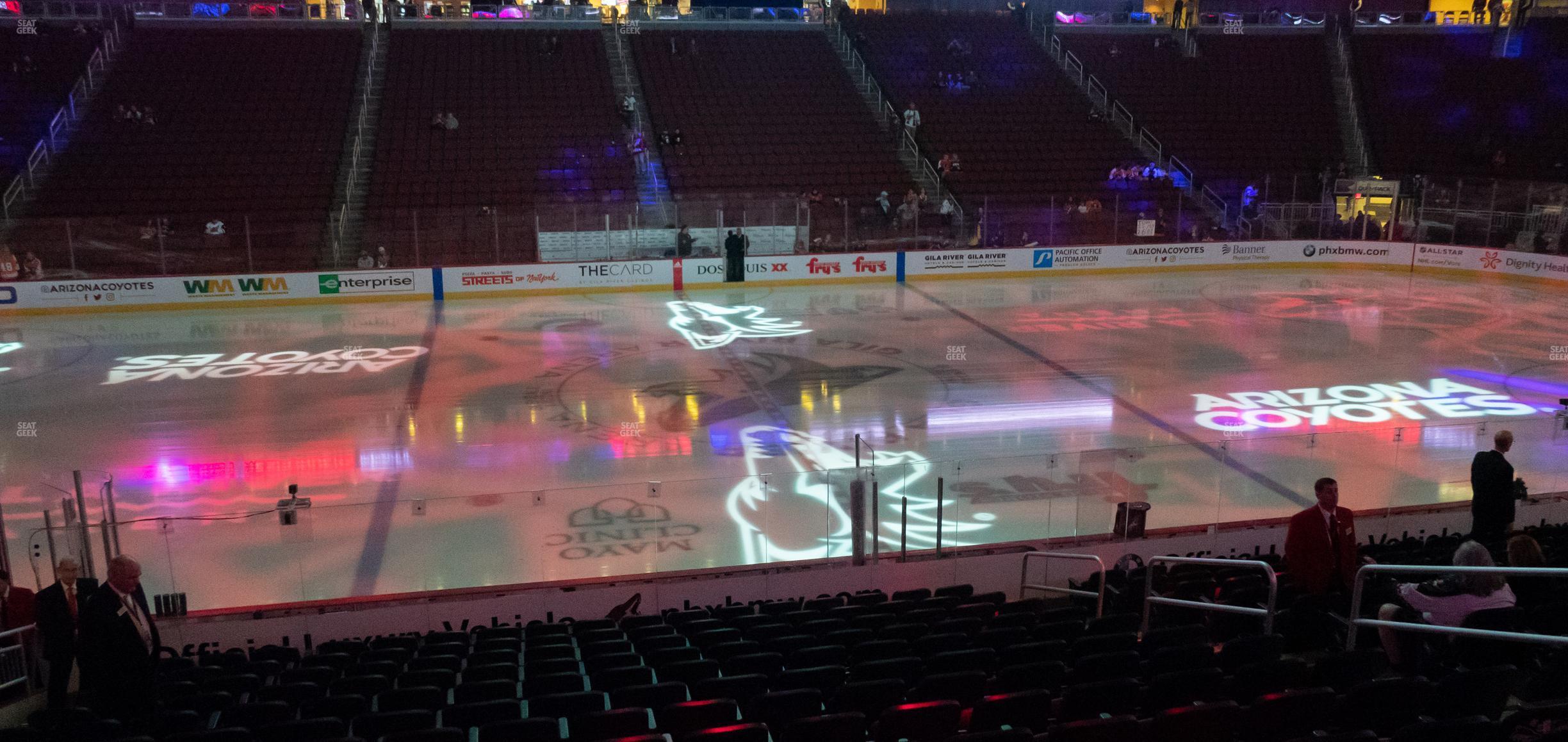 Seating view for Desert Diamond Arena Section 101