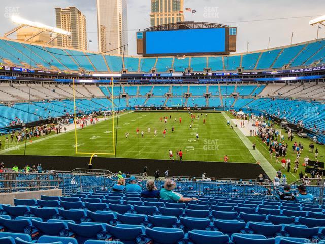 Seating view for Bank of America Stadium Section 256