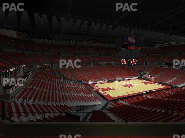 Seating view for Kohl Center Section 211