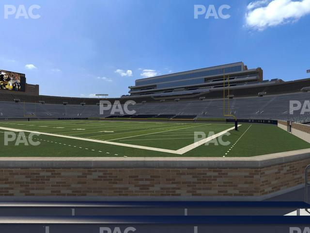 Seating view for Notre Dame Stadium Section 5