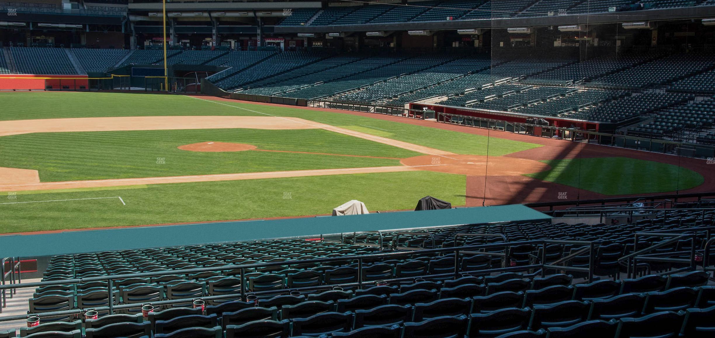 Seating view for Chase Field Section 128