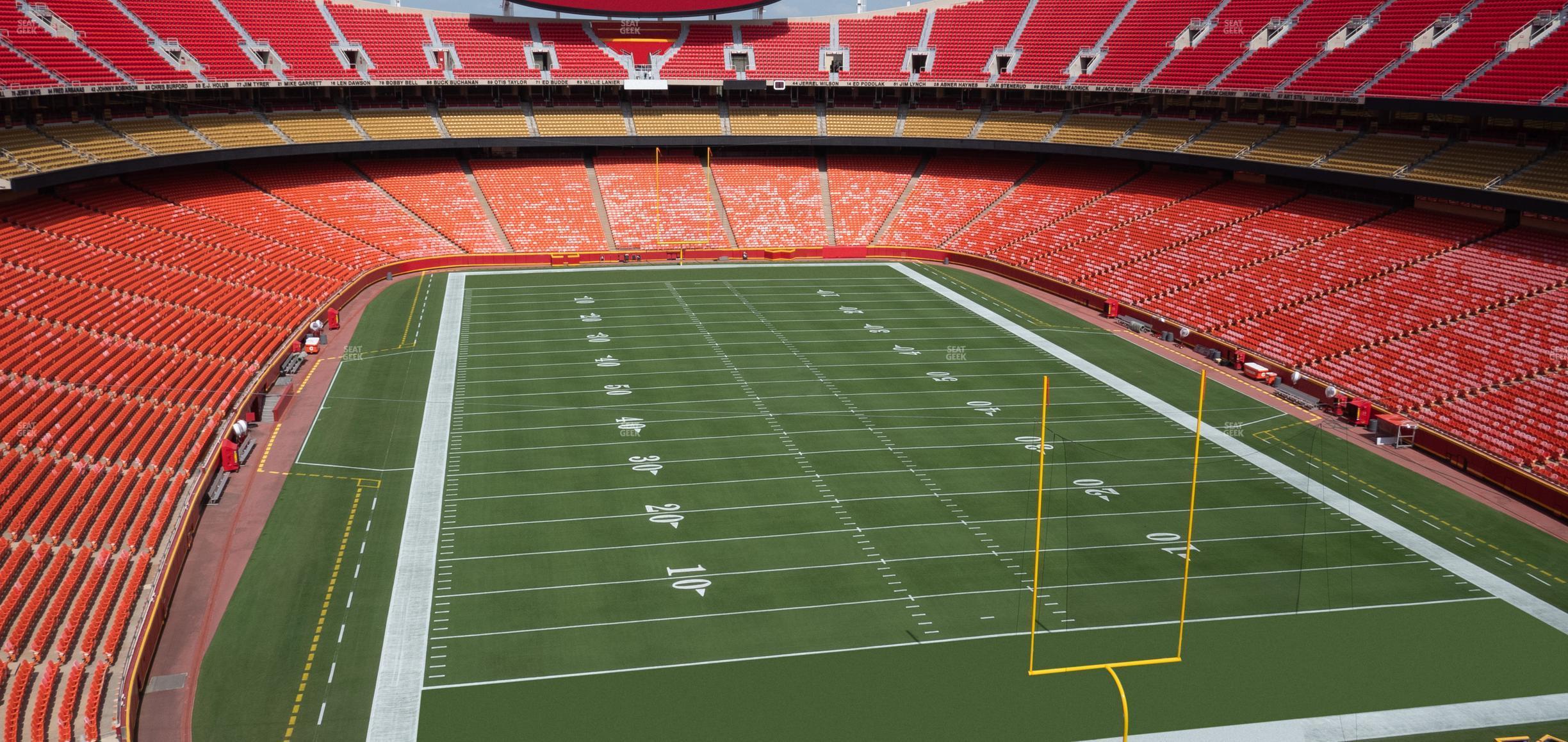 Seating view for GEHA Field at Arrowhead Stadium Section 314