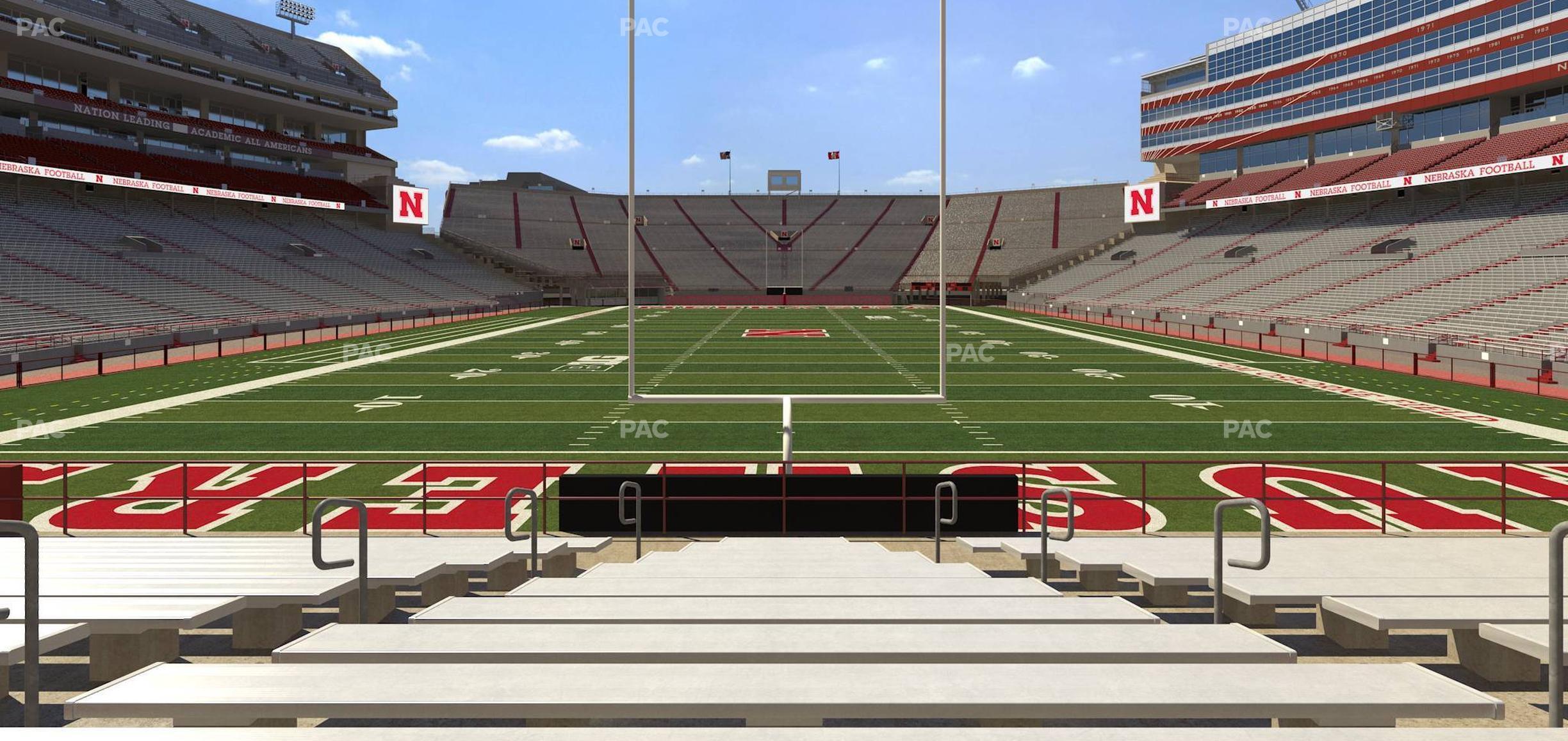 Seating view for Memorial Stadium Nebraska Section 36