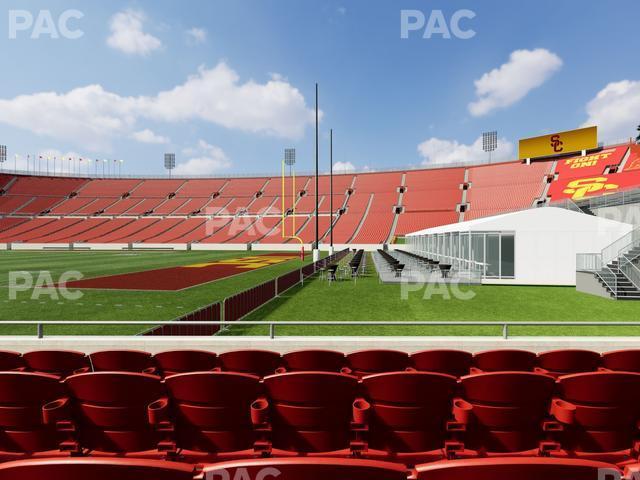 Seating view for Los Angeles Memorial Coliseum Section 103 A