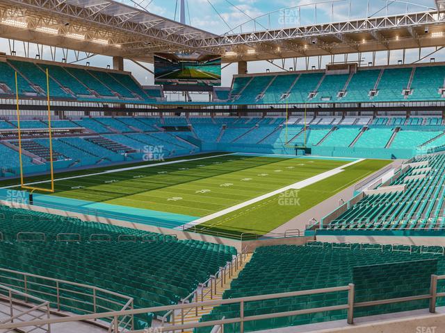 Seating view for Hard Rock Stadium Section 227