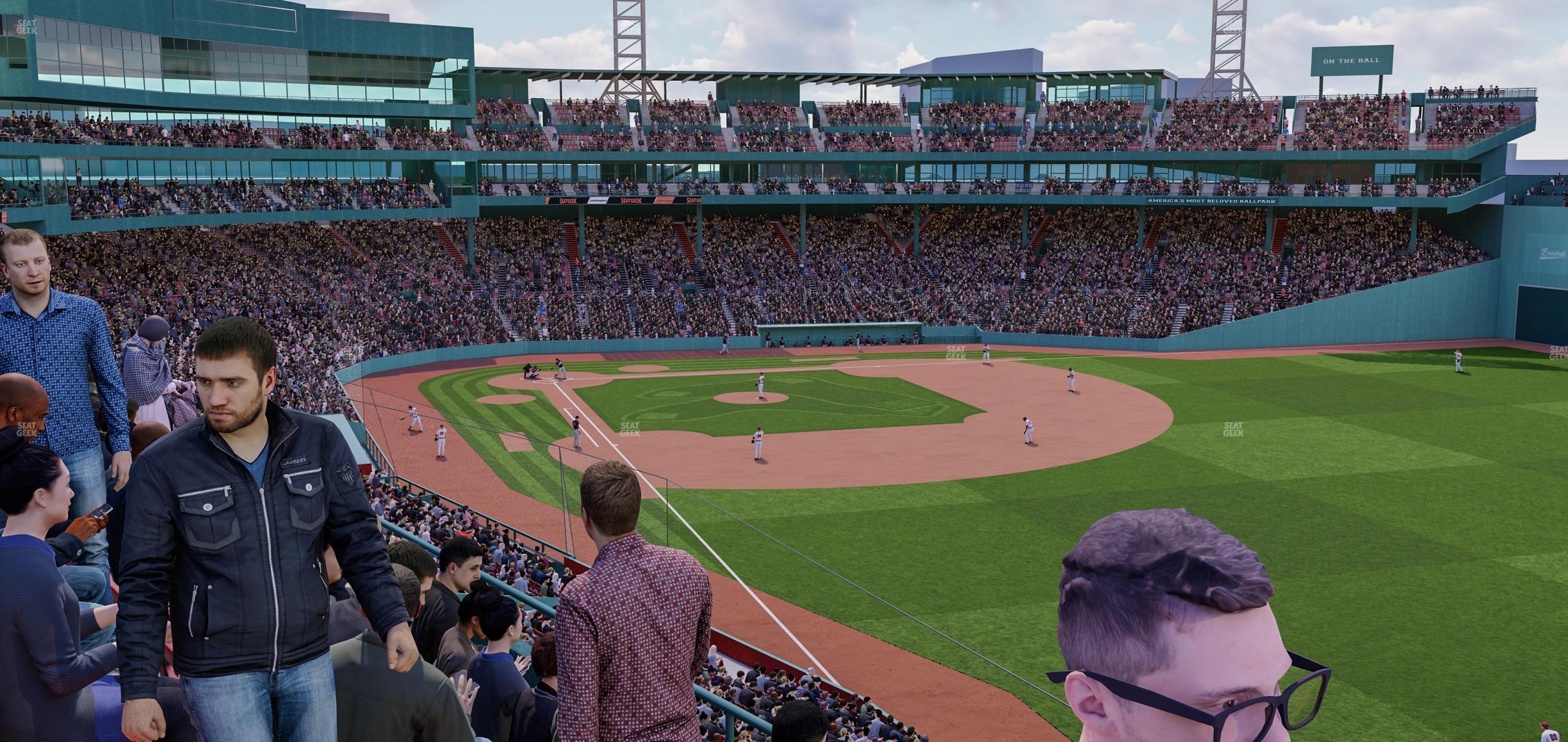 Seating view for Fenway Park Section Right Field Roof Box 35