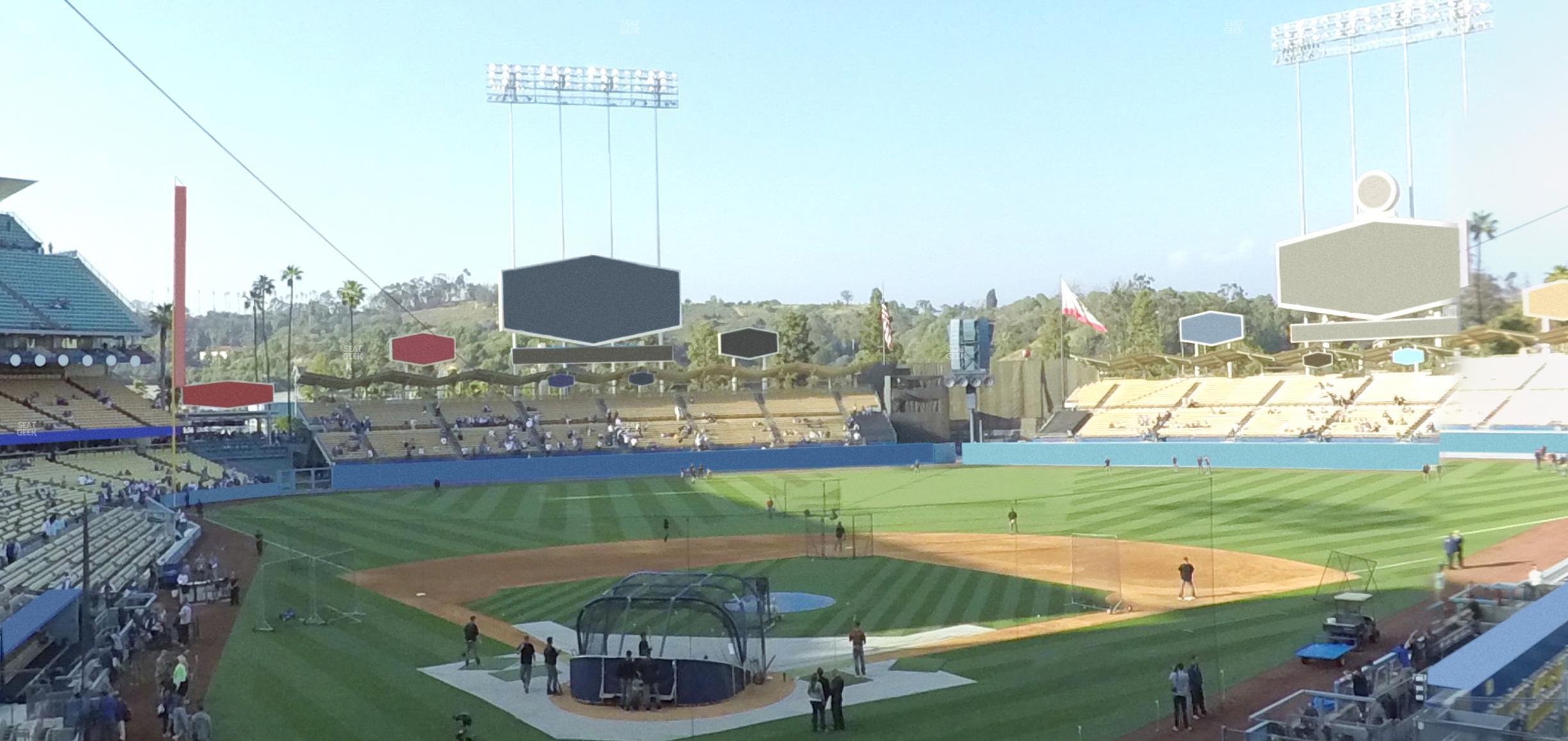 Seating view for Dodger Stadium Section 108 Lg