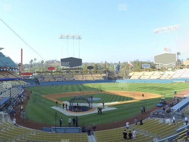 Seating view for Dodger Stadium Section 108 Lg