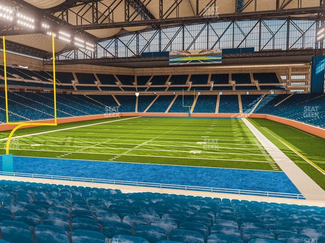 Seating view for Ford Field Section 139