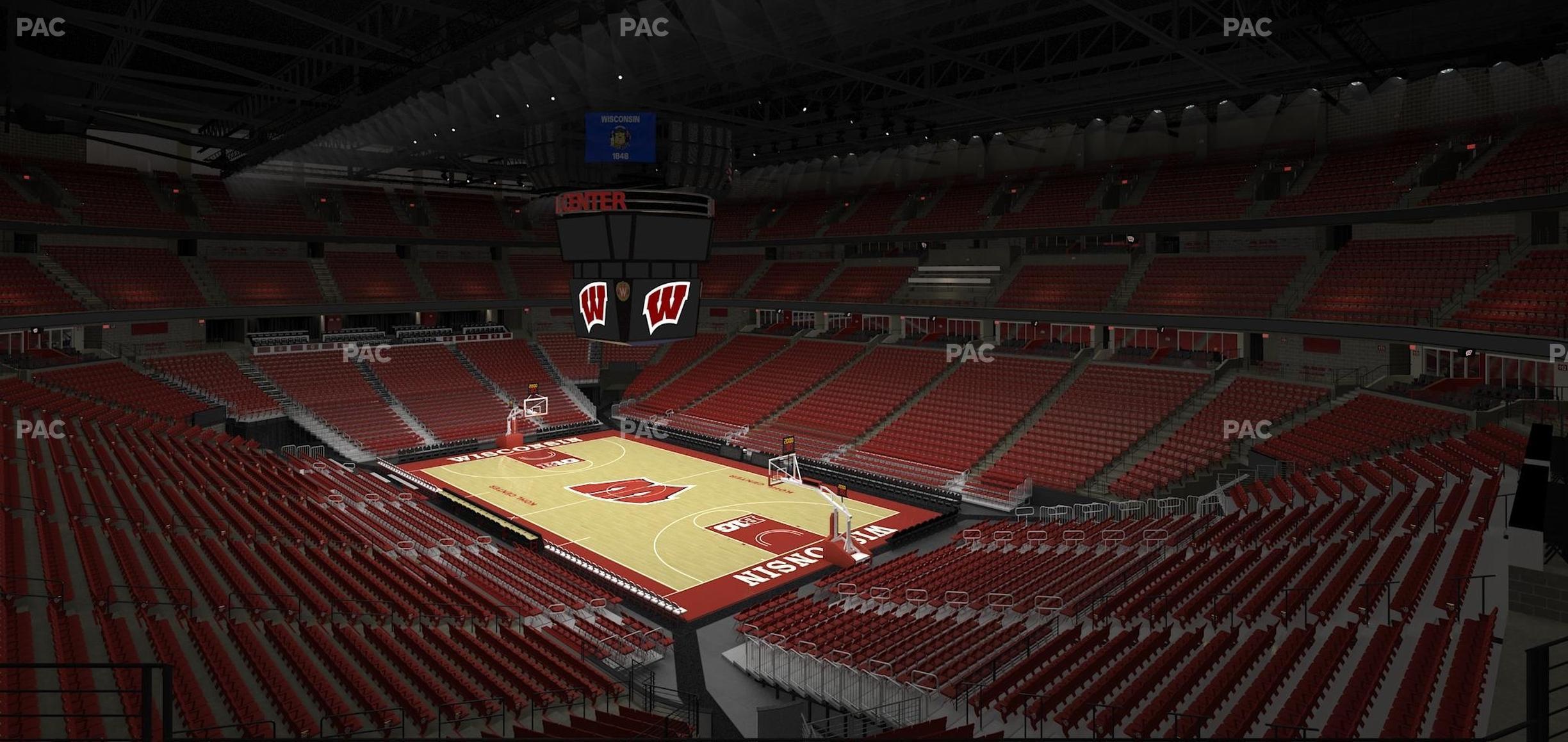 Seating view for Kohl Center Section 218