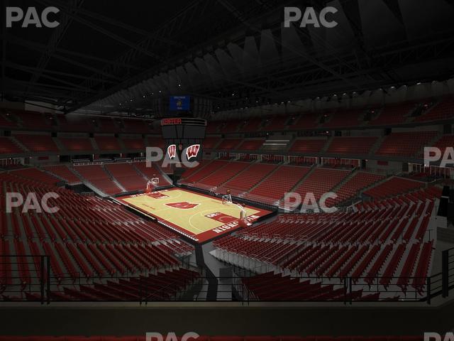 Seating view for Kohl Center Section 218