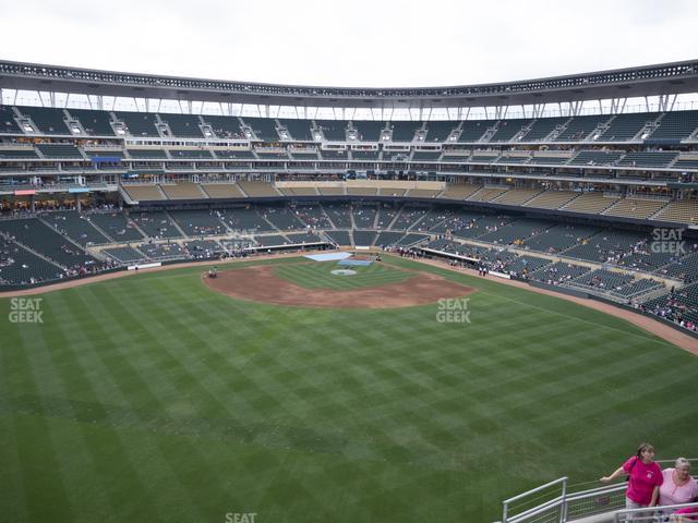 Seating view for Target Field Section 334