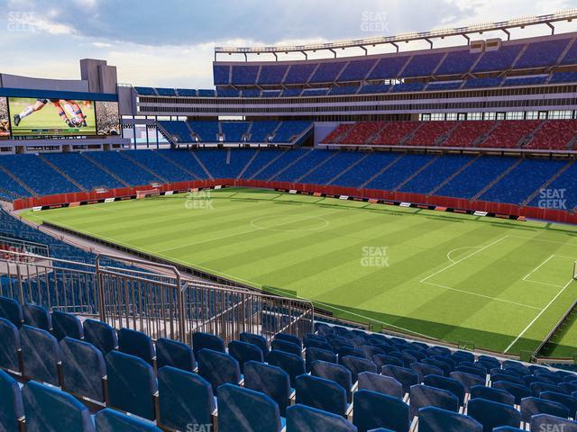 Seating view for Gillette Stadium Section 205