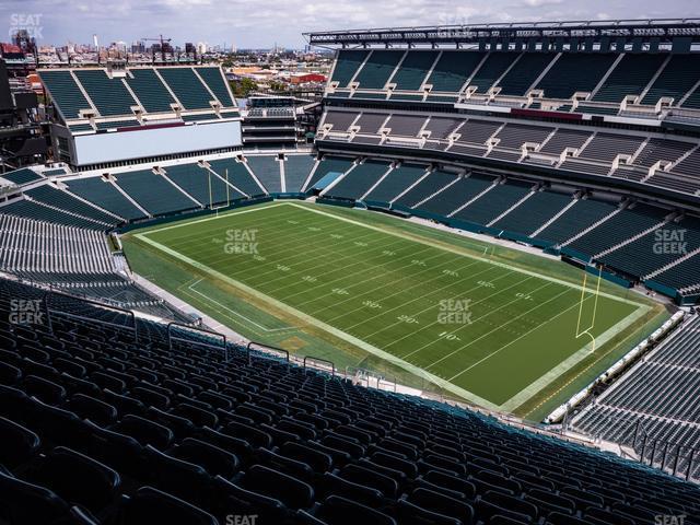 Seating view for Lincoln Financial Field Section 207