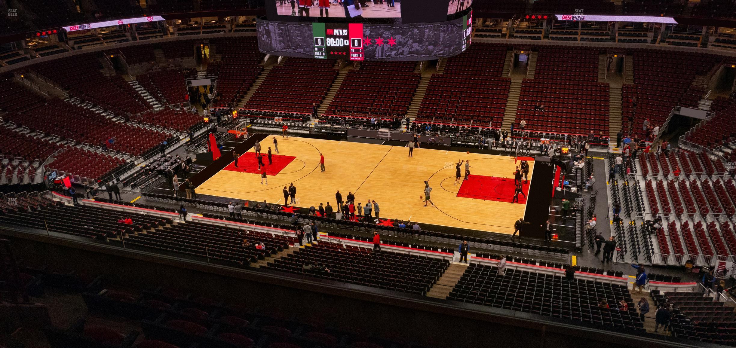 Seating view for United Center Section 316