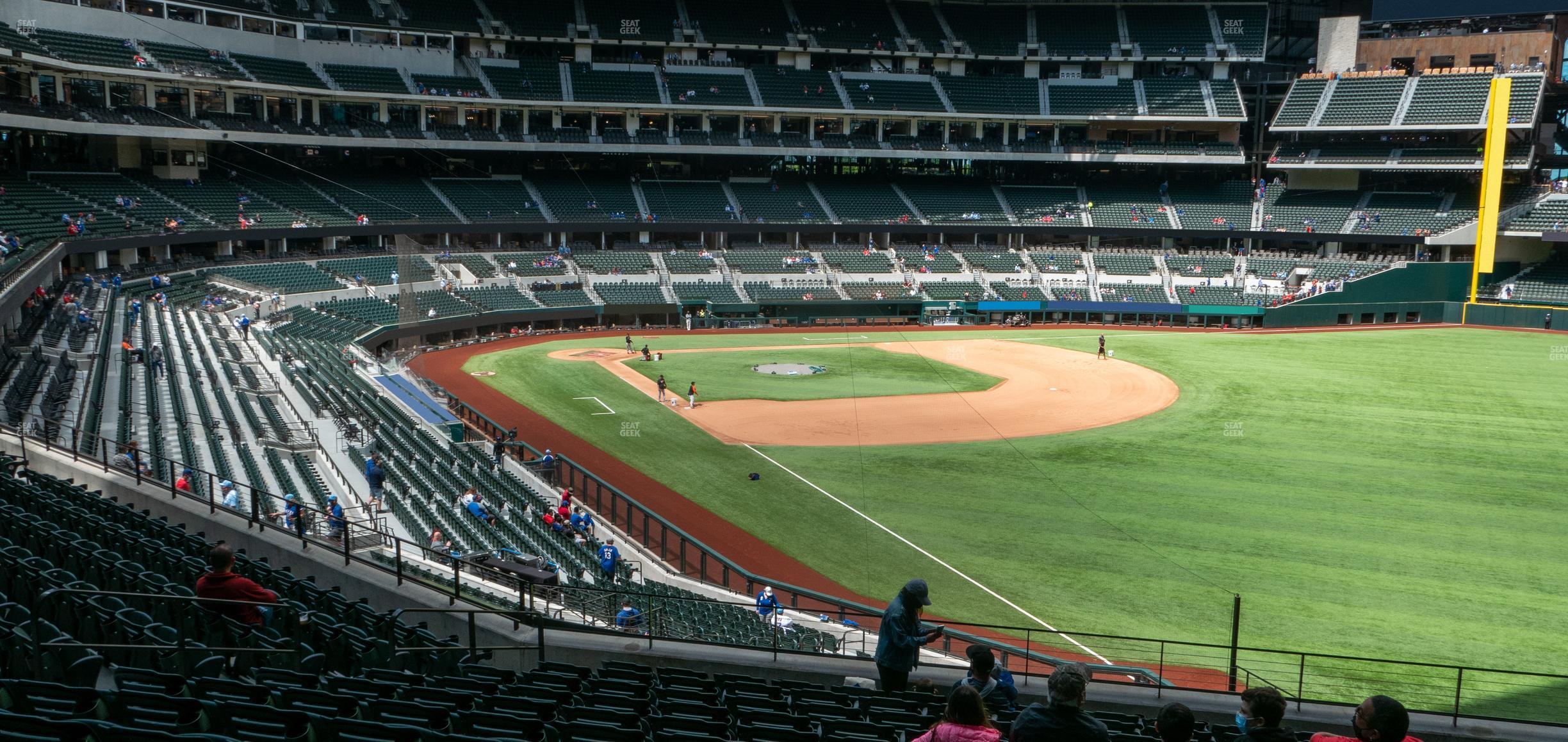 Seating view for Globe Life Field Section 126