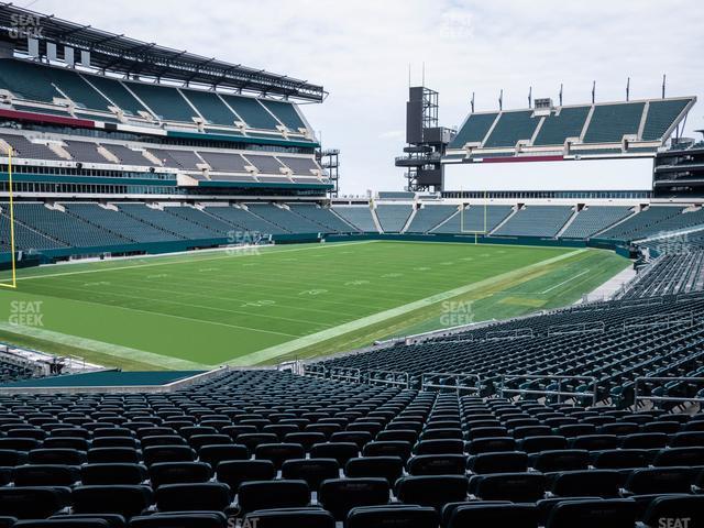 Seating view for Lincoln Financial Field Section 113