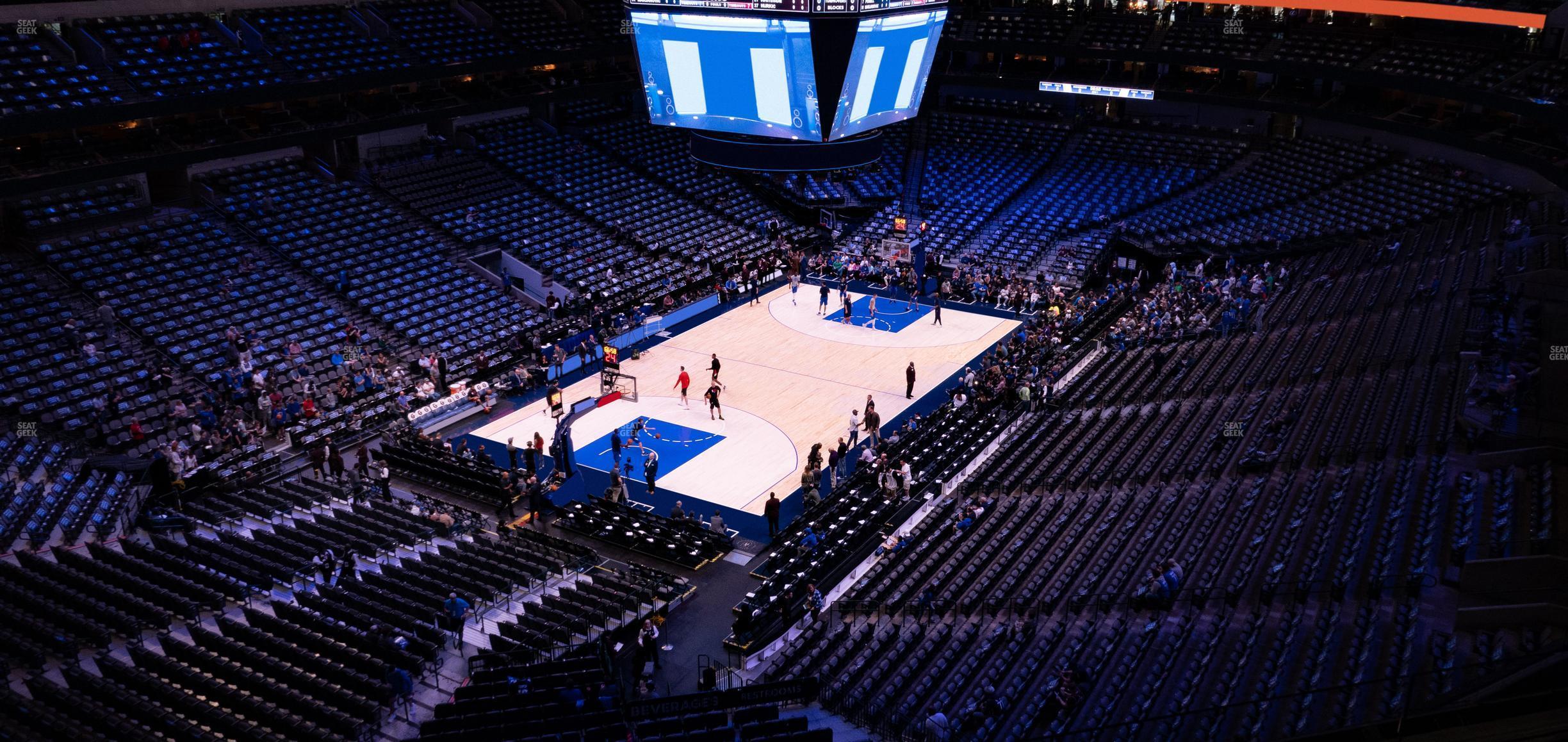 Seating view for American Airlines Center Section 315