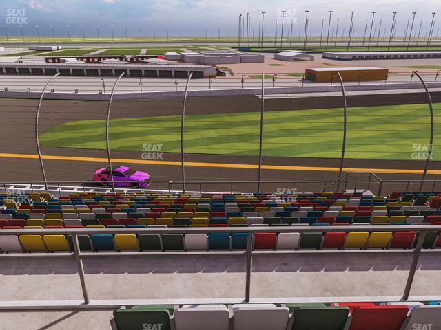 Seating view for Daytona International Speedway Section Back 134