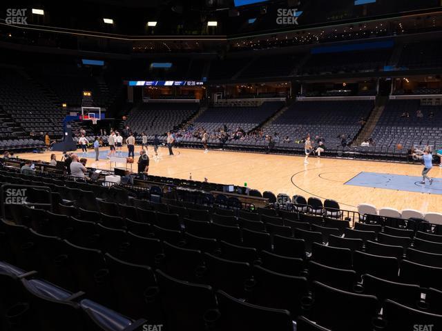 Seating view for FedExForum Section 106