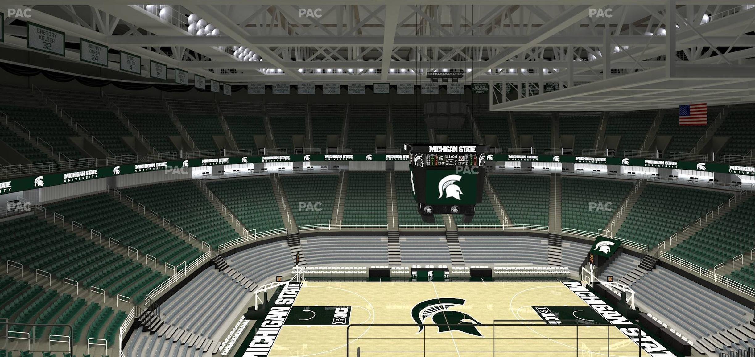 Seating view for Jack Breslin Student Events Center Section 228