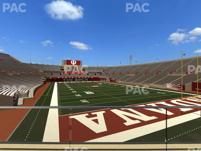 Seating view for Memorial Stadium - Indiana Section Suite 40