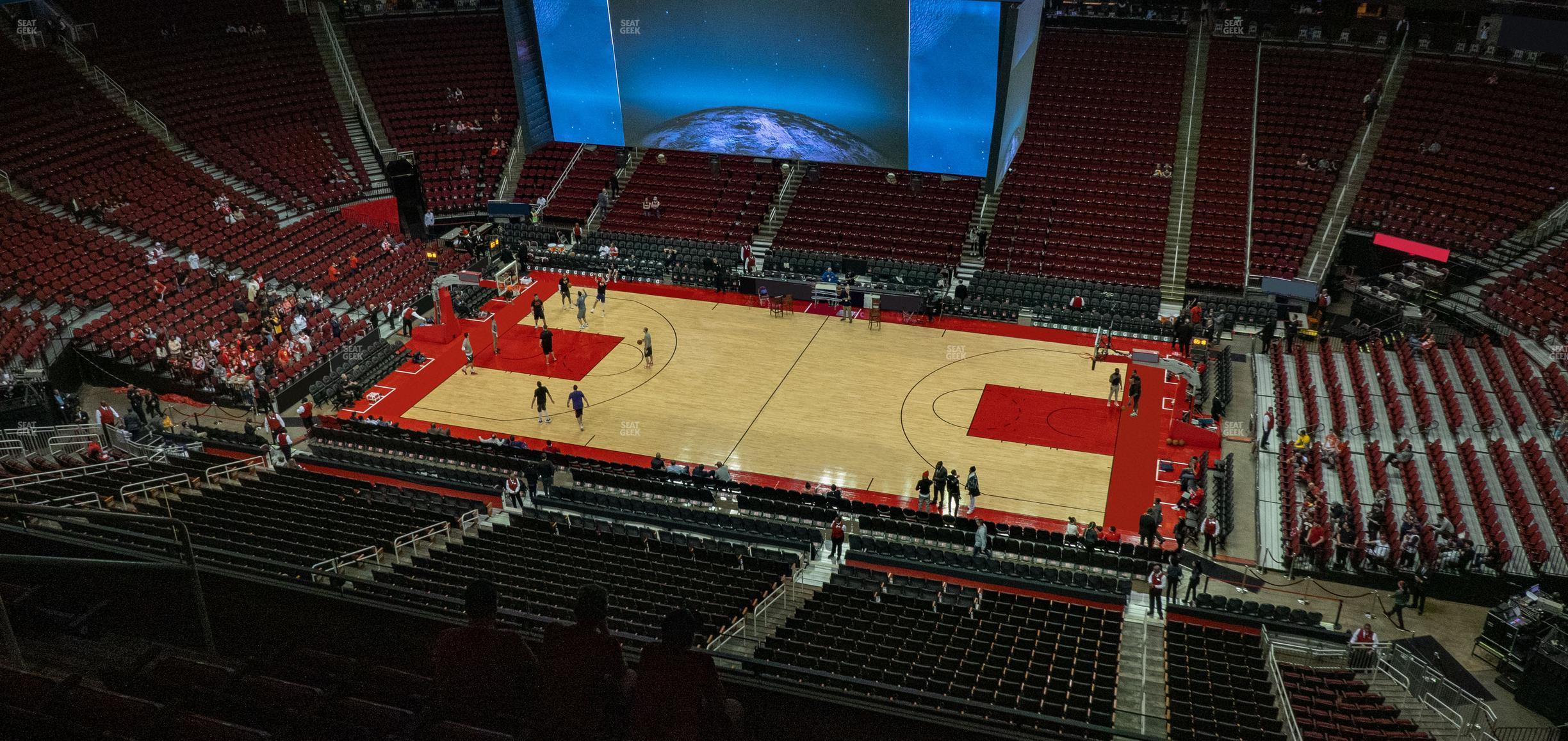 Seating view for Toyota Center Section 408