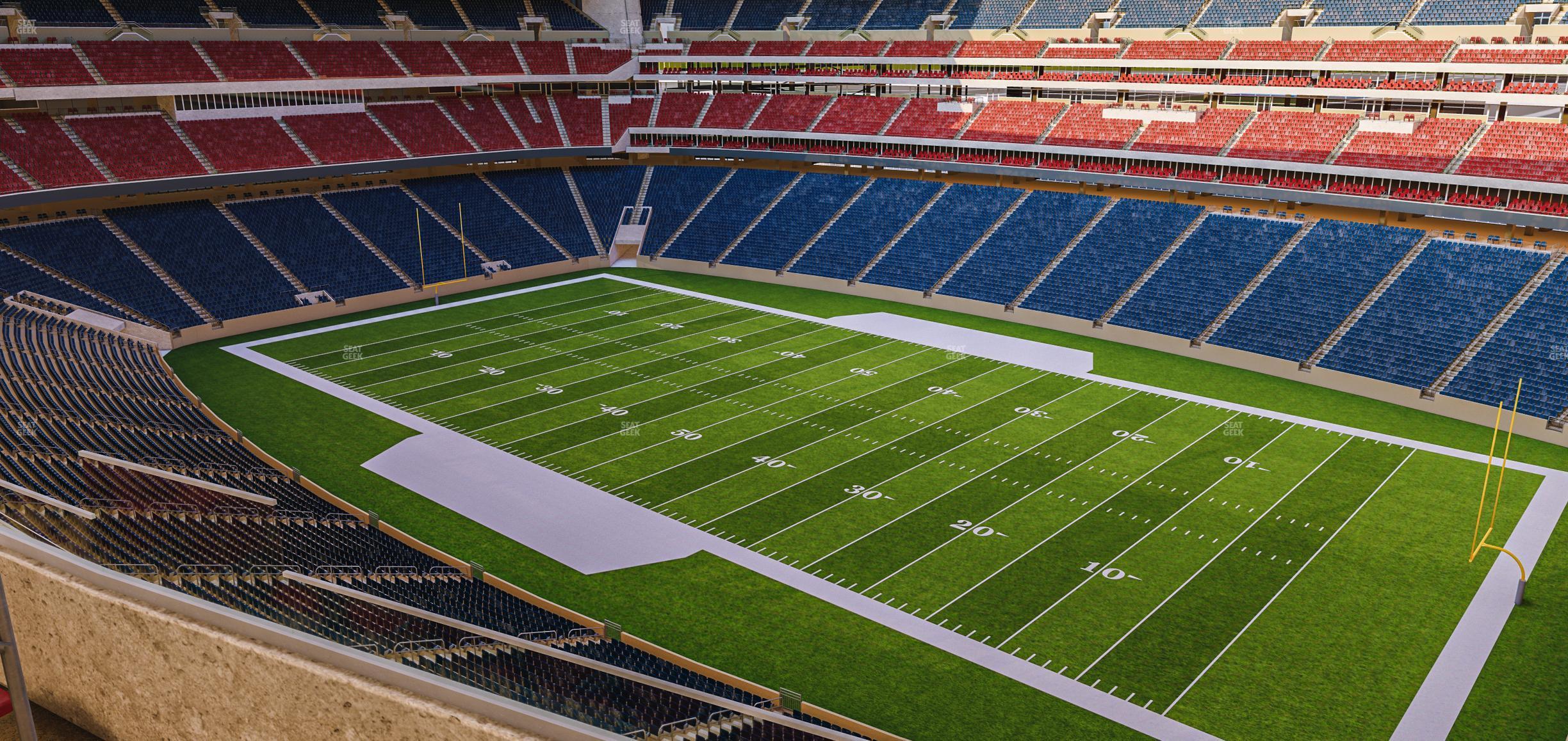 Seating view for NRG Stadium Section 529