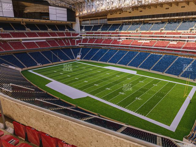 Seating view for NRG Stadium Section 529