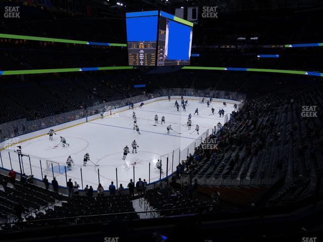 Seating view for Amalie Arena Section 206