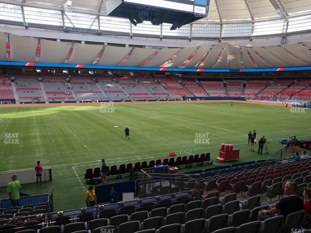 Seating view for BC Place Stadium Section 217