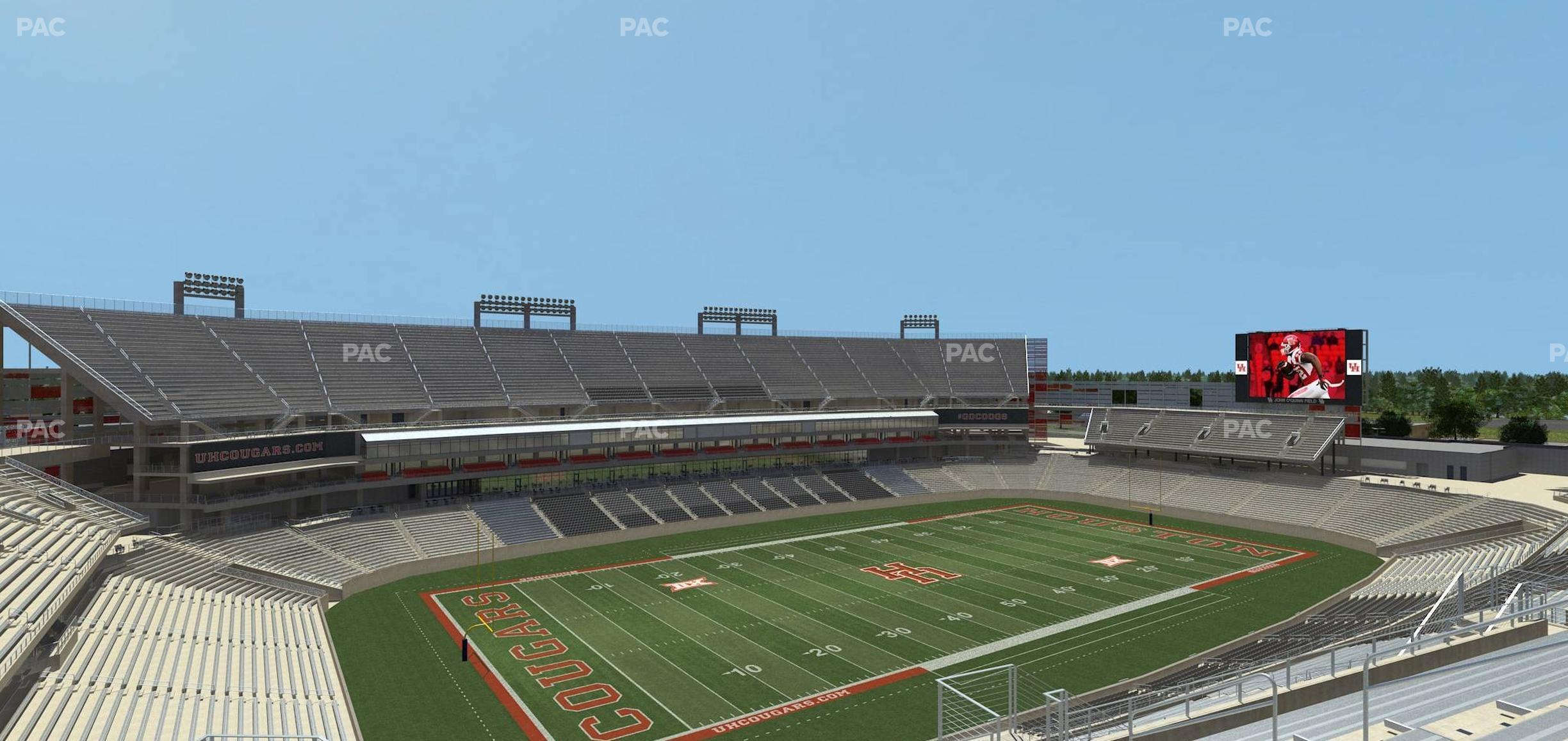 Seating view for TDECU Stadium Section 334