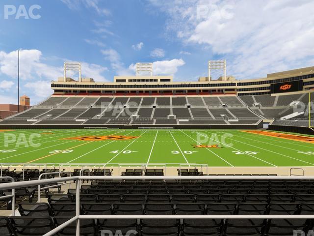 Seating view for Boone Pickens Stadium Section Upper Box 36