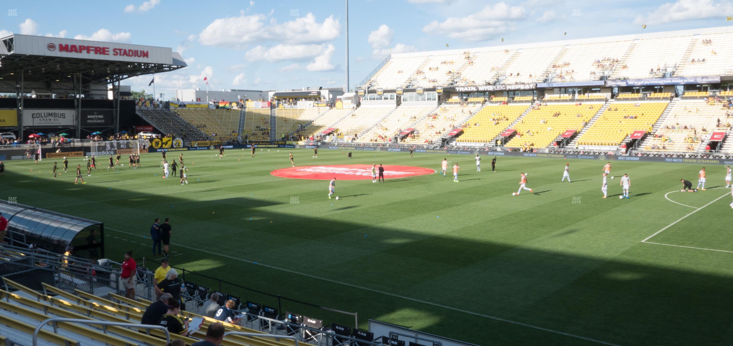 Seating view for Historic Crew Stadium Section 122